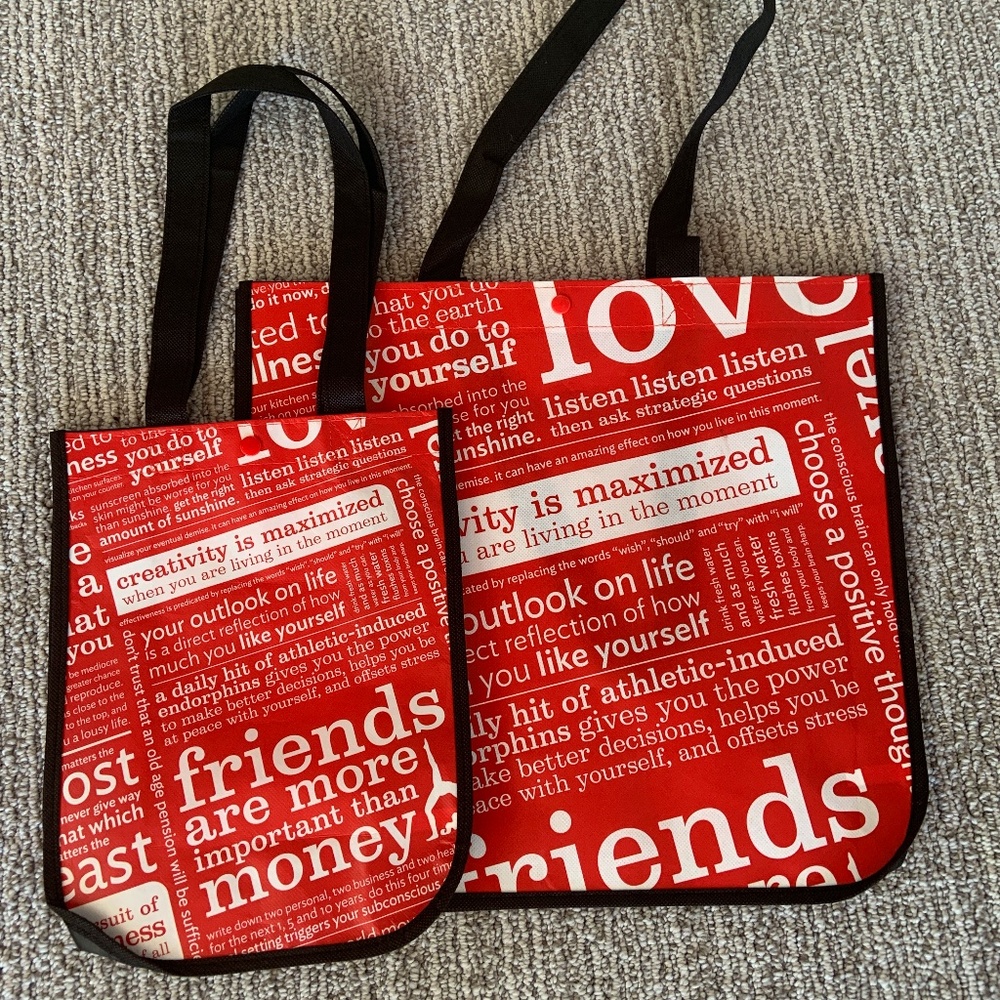 LULULEMON Bundle of Two NEW Reuseable Tote Bags